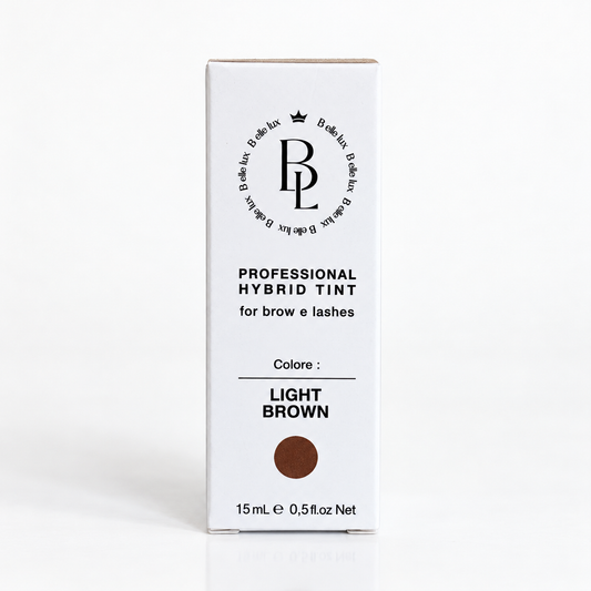 Tinta Ibrida Liquida Professionale per Sopracciglia e Ciglia - LIGHT BROWN | B.ellelux