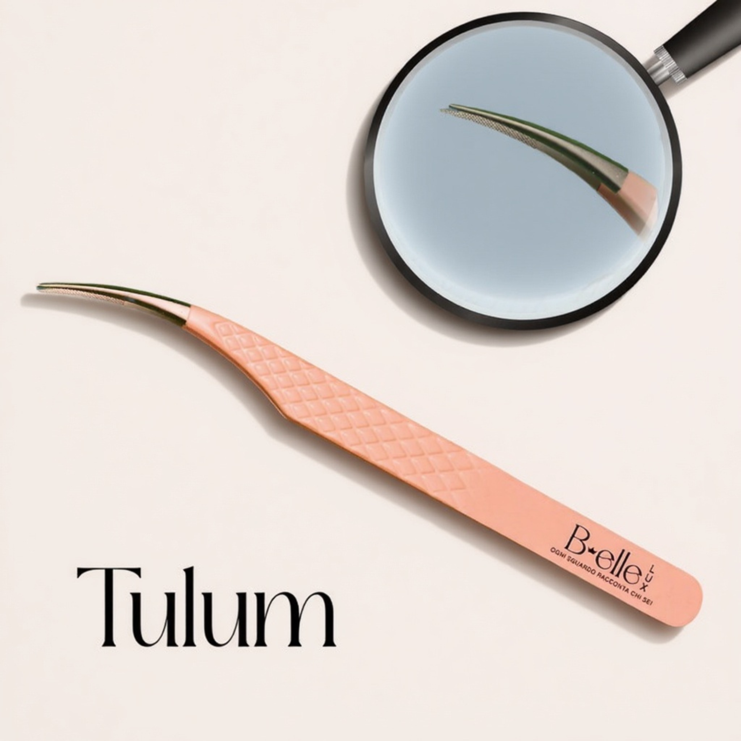 Pinzas Tulum. Ergonómicas para separar pestañas.