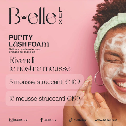 Purity Lash Foam 150 ml. Mousse Struccante, Uso Domestico.